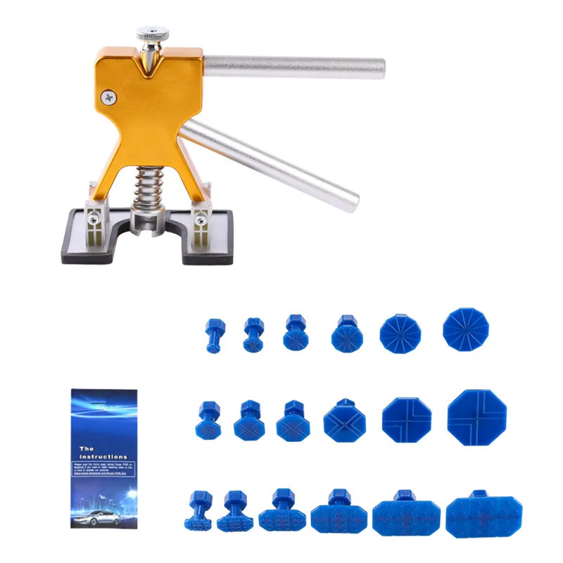 รถแผ่นโลหะ Paintless Dent พลาสติก PULLER Kit Auto Hail PIT Removal ซ่อมเครื่องมือร้อนหลายขนาดชุดถ้วยดูด