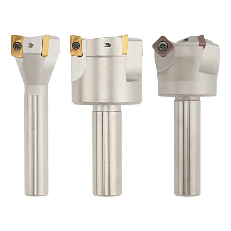 Integrated right angle milling cutter bar BAP300R BAP400R straight shank C16 C20 turret milling machine R5 cutter disc