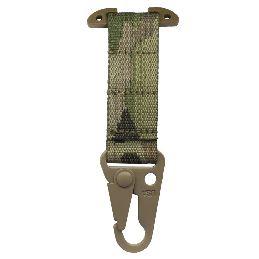 ยุทธวิธี Clash Hook แขวน Carabiner ICB Molle Webbing คลิป Olecranon โลหะกลางแจ้ง Cummerbund เข็มขัดการล่าสัตว์เสื้อกั๊กอุปกรณ์เสริม