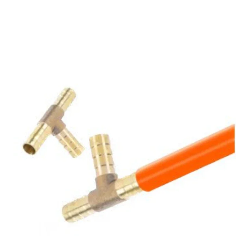 T-Shape ทองเหลือง Barb ท่อ TEE 4 มม.6 มม.8 มม.10 มม.12 มม.16 มม.3 WAY ท่อ Barb ทองเหลือง Barbed Coupling CONNECTOR ADAPTER