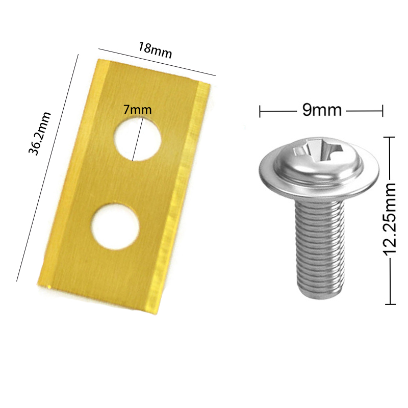 9 / 18 / 30 pièces lame de Robot de pelouse placage lame de remplacement pour tondeuse Robot Worx Landroid lame de remplacement avec vis