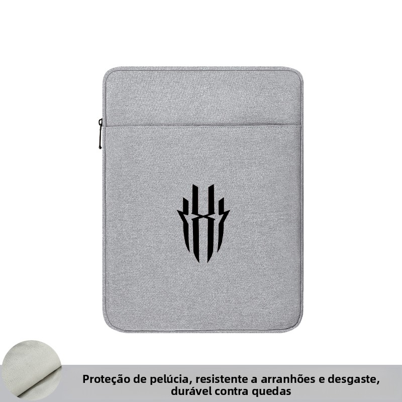 Capa Protetora para Tablet Gamer Nubia Red Magic 3Pro, Bolsa de Armazenamento Interna em Lã de 906 Polegadas para Acórios ...