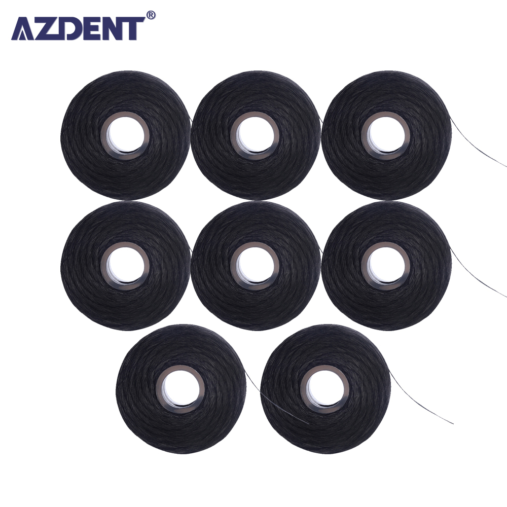 8 Teile/paket 50M Bambus Holzkohle Dental Flosser Integrierte Spule String Zahnstocher Ersatz Kern Mint Geschmack 9 Rolle/paket