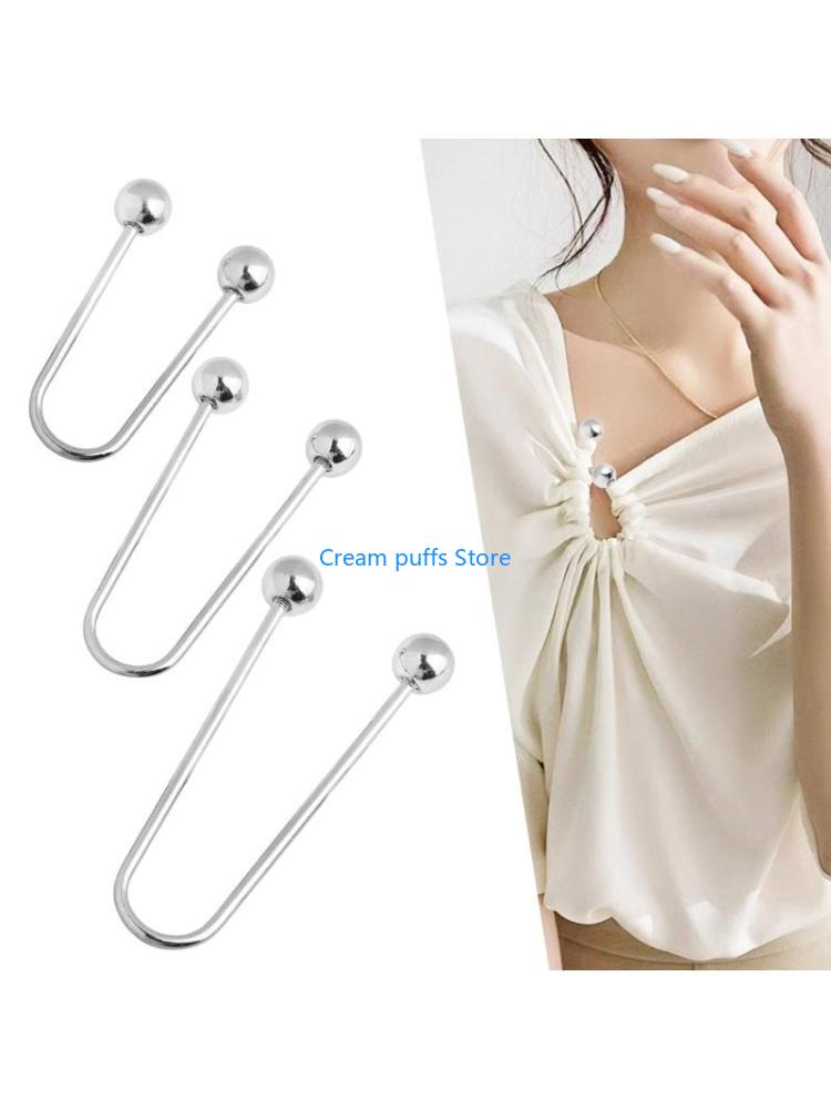 50LE, 2 шт./упак., металлические спирали, застежки для одежды, брошь с двойной головкой, стильное решение, обеспечивающее вашей