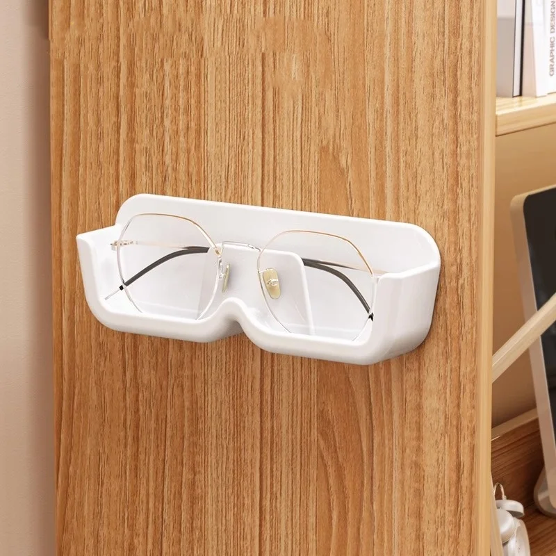 Glasses storage box wall-mounted punch-free decoration, space-saving wall-mounted sunglasses and glasses display stand