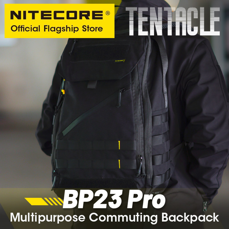 NITECORE BP23 PRO 23L пригородный рюкзак 500D ткань ночной кемпинг треккинг рыбалка спортивная система Molle для ноутбука 15,6 дюйма