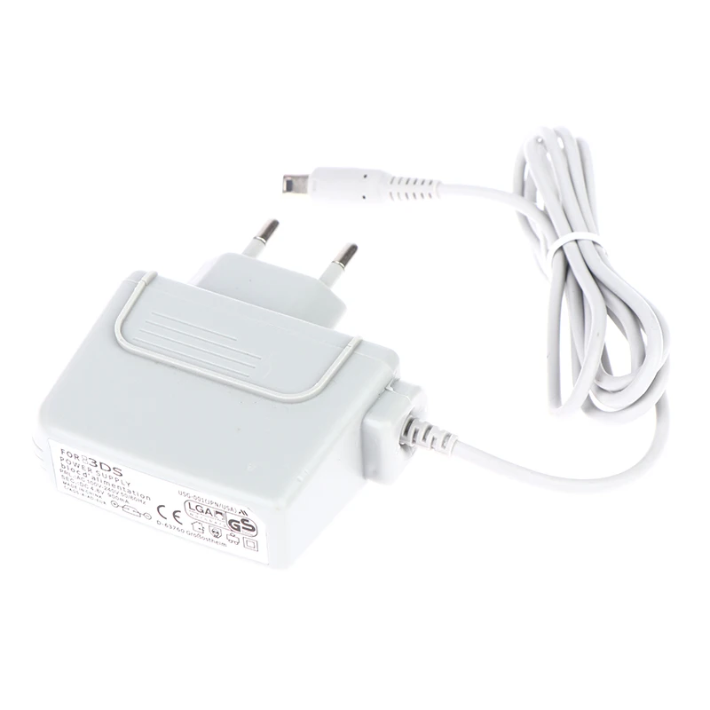 1pc EU Plug Travel Charger For NEW 3DS XL AC 100V-240V Power Adapter For DSi XL 2DS 3DS 3DS XL