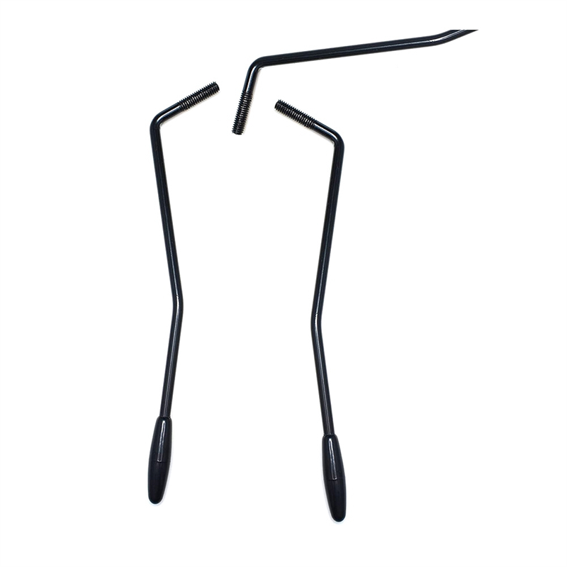 BABQ 3 ชิ้น 6 มม.Tremolo Arm Whammy Bar สําหรับ Fender Stratocaster กีตาร์ไฟฟ้าระบบ Tremolo,สีดํา