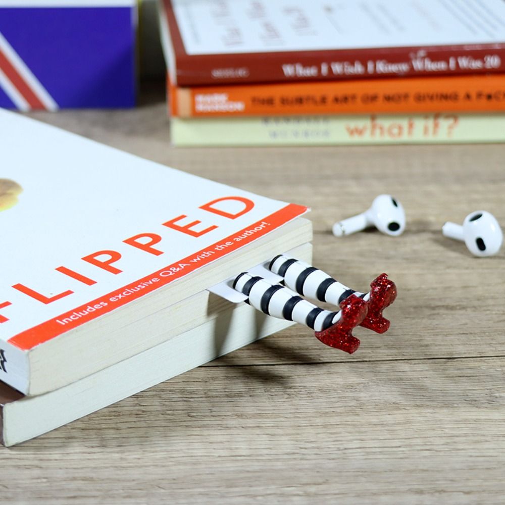 3D รองเท้าส้นสูงบุ๊คมาร์คคุณภาพสูง 18*5 ซม.ขา Handmade Book Marker คนรักหนังสืออุปกรณ์สํานักงานเครื่องเขียนโรงเรียน