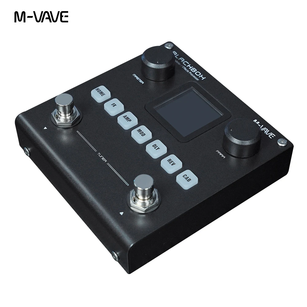 M-VAVE Blackbox Guitar / Bass AMP Modeler Multi Effects Processor Rechargeable for Electric Guitar Bass Strings Instrument Parts