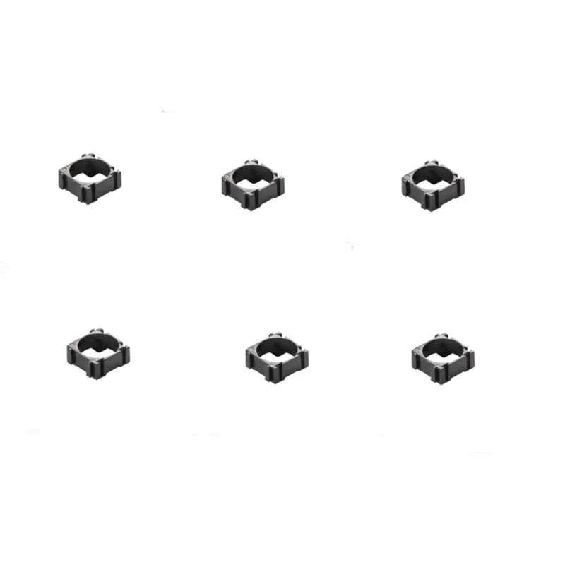 100Pcs 18650 Lithium Battery Holder, Plastic Battery Pack Bracket Cylindrical Cell Battery Stand Cell Spacer for DIY Fixed Batte