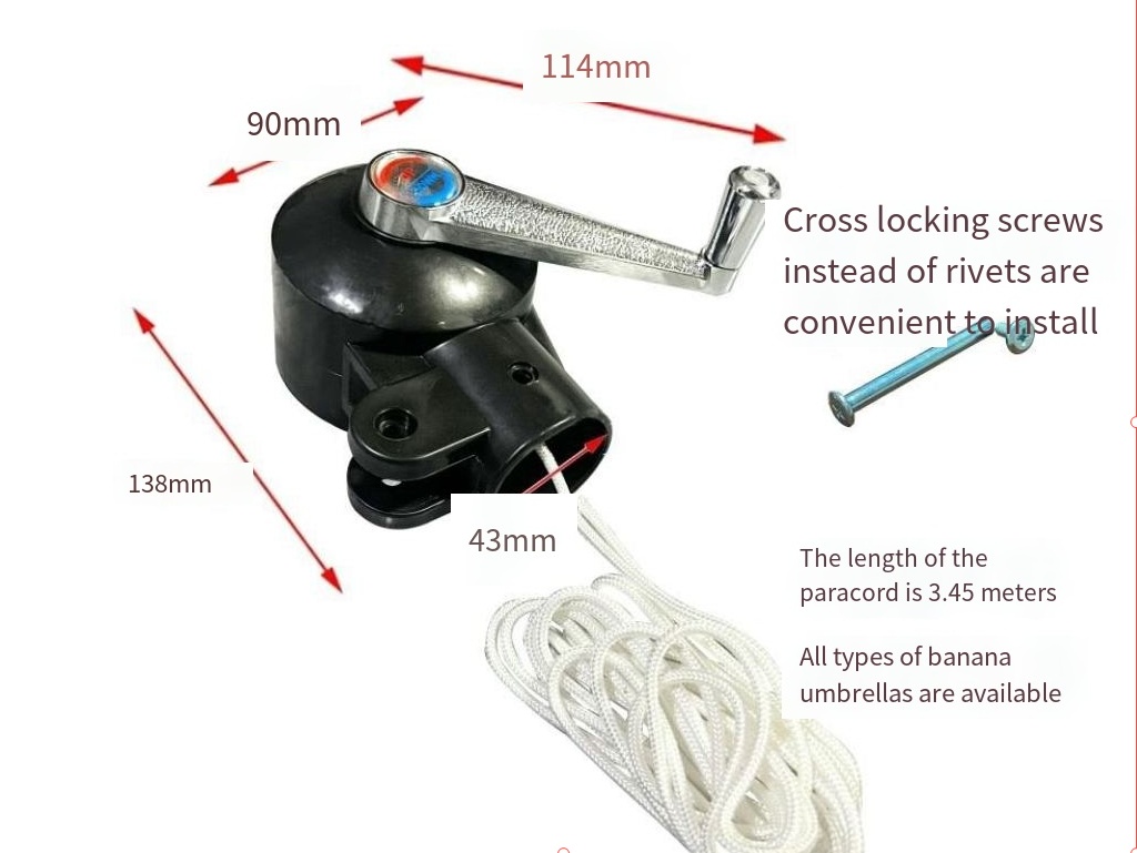 Outdoor Sunshade Patio Umbrella Crank Hand Tools Crank Accessories Lifter
