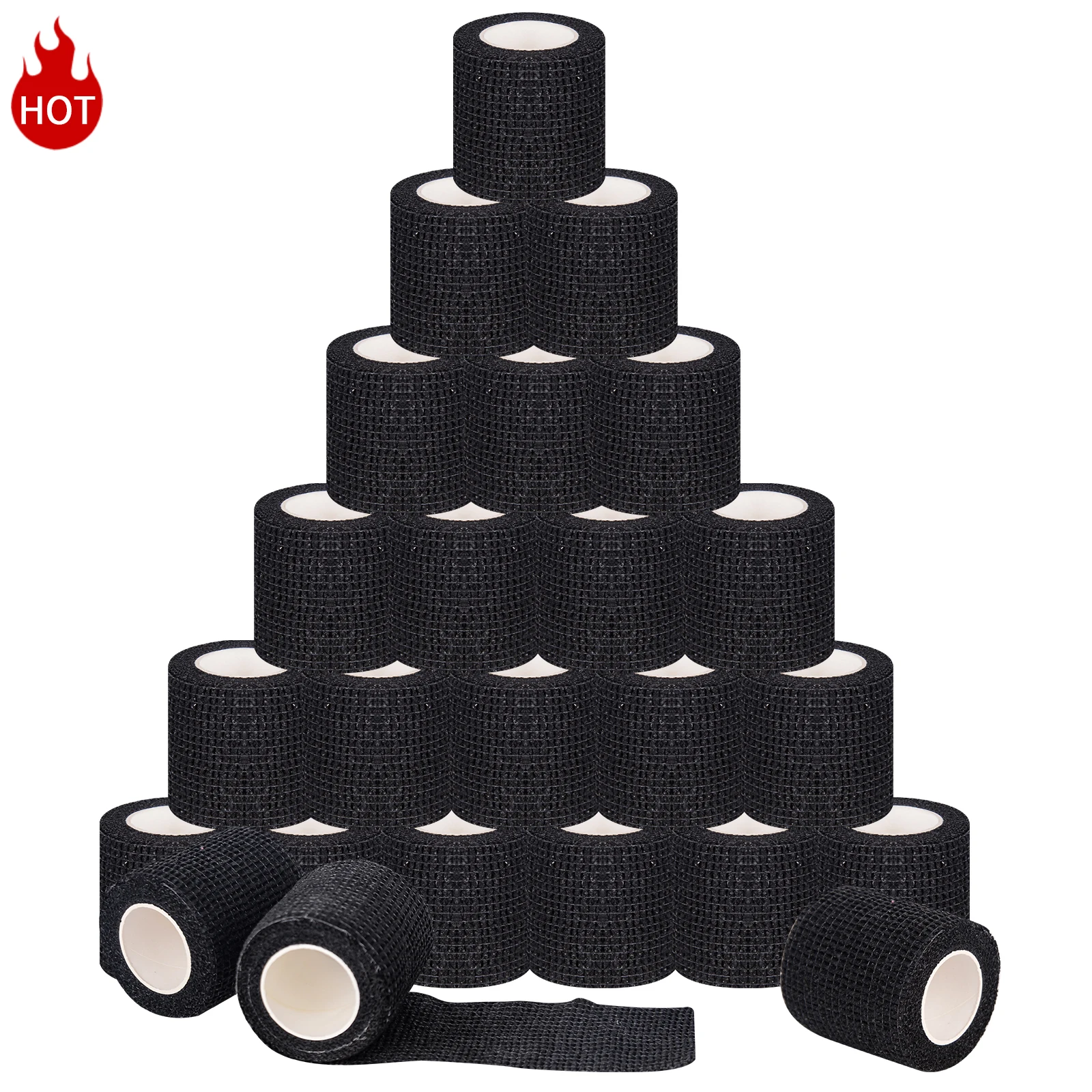 5/10/20Pcs Schwarz Tattoo Grip Verband Hohe Qualität Wasserdicht Selbstklebende Tattoo Zubehör Heißer Weiche Baumwolle Tattoo liefert
