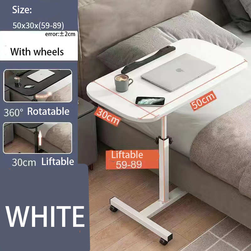 Laptop-Sofa, Schreibtisch, mobil, rollend, höhenverstellbar, mit Winkel über dem Bett, Tablett, Ständer