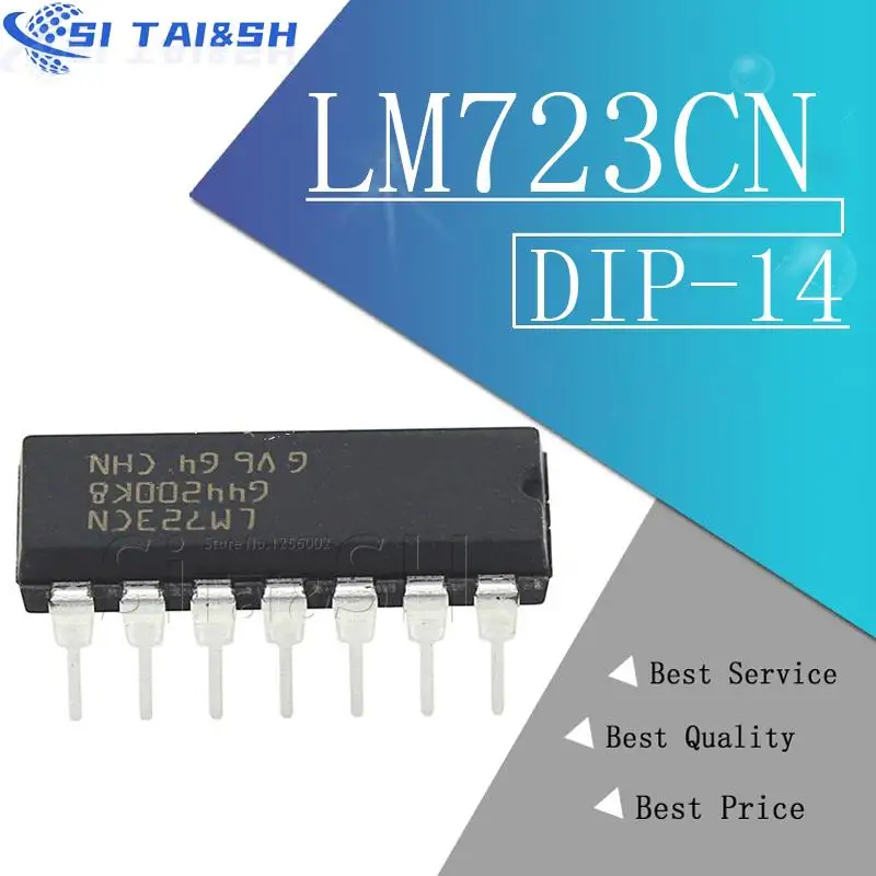 5 шт. LM723CN LM723 регулятор 2,0-37 В программируемый новый оригинальный быстрая доставка система данных
