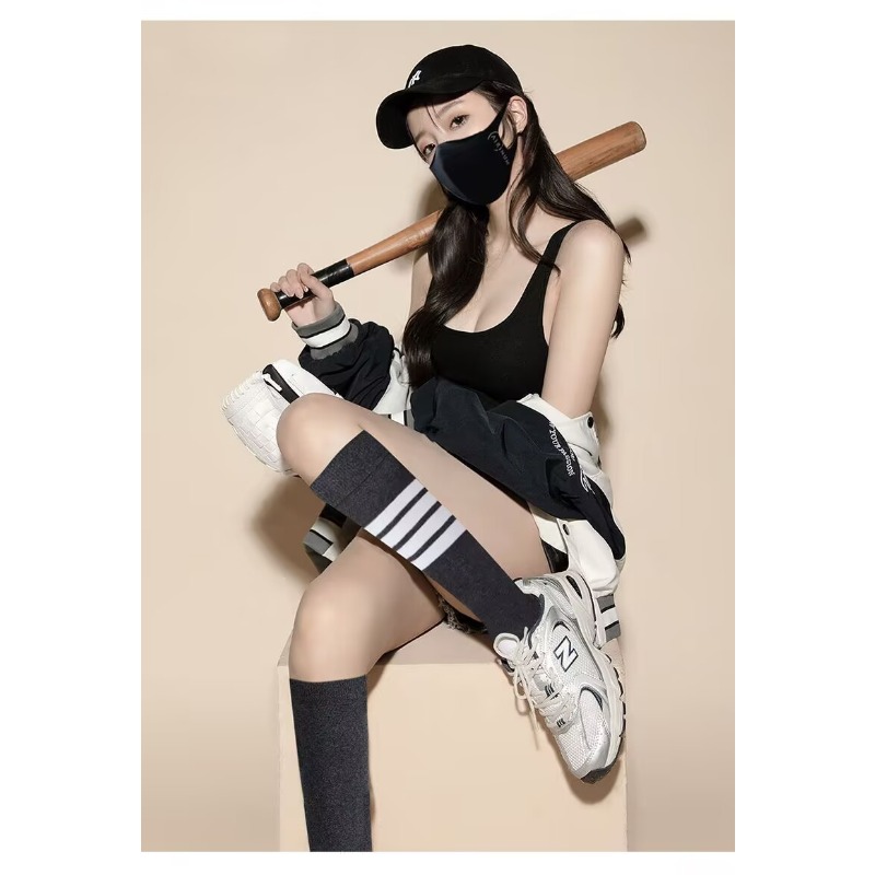 Женские носки для гольфа, летние удобные носки средней длины, влагоотводящие спортивные носки, эластичные универсальные носки, длинные носки