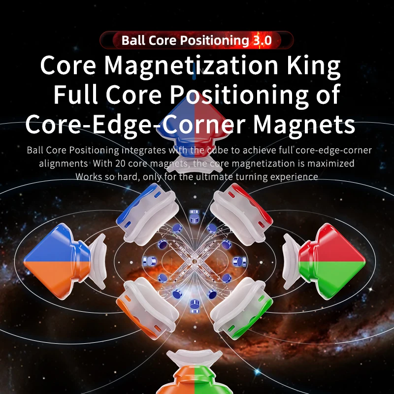 Moyu Weilong WRM V10 20M Maglev Ball-Core UV 3X3 Magnetic Magic Speed Cube Fidget Toys Weilong V10 Maglev Cubo Magico Puzzle