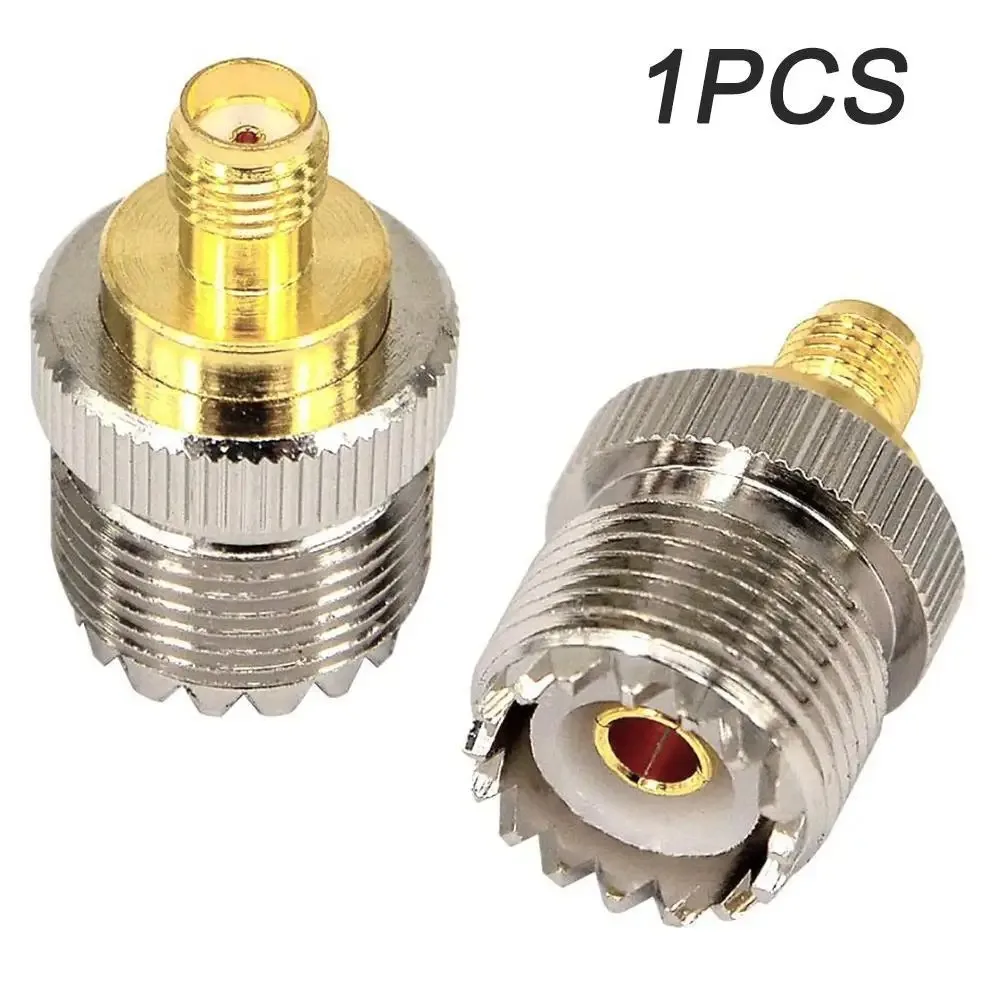Coaxial RF Walkie-Talkie Antenna Adapter JXRF Connector SMA UHF Female For Baofeng To Femal