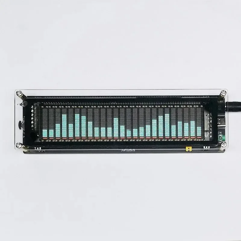 TYPE-C 5V 12V car POWER Amplifier VFD Music Spectrum Display clock Voice control Level Indicator rhythm Analyzer VU Meter