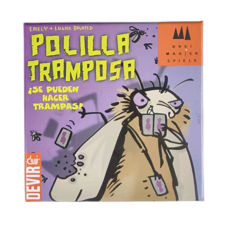 POLILLA TRAMPOSA испанский мотылек, немецкий таракан, игра для отдыха и вечеринки для взрослых