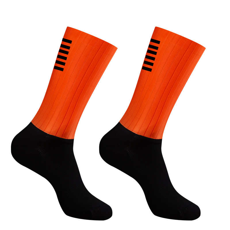 Socks Silicone Summer Aero Anti Whiteline Cycling Socks Slip Men Bicycle Sport Running Bike Socks Calcetines