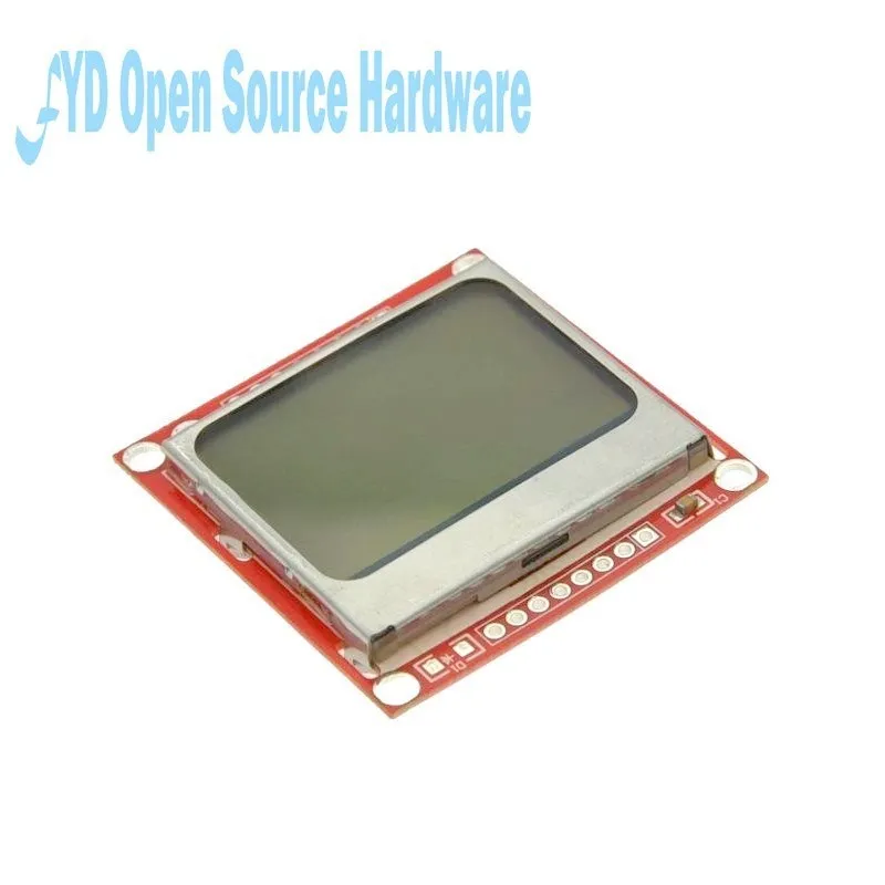 High Quality 84X48 84x84 LCD Module Red baseboard White Backlight Adapter PCB For Nokia 5110