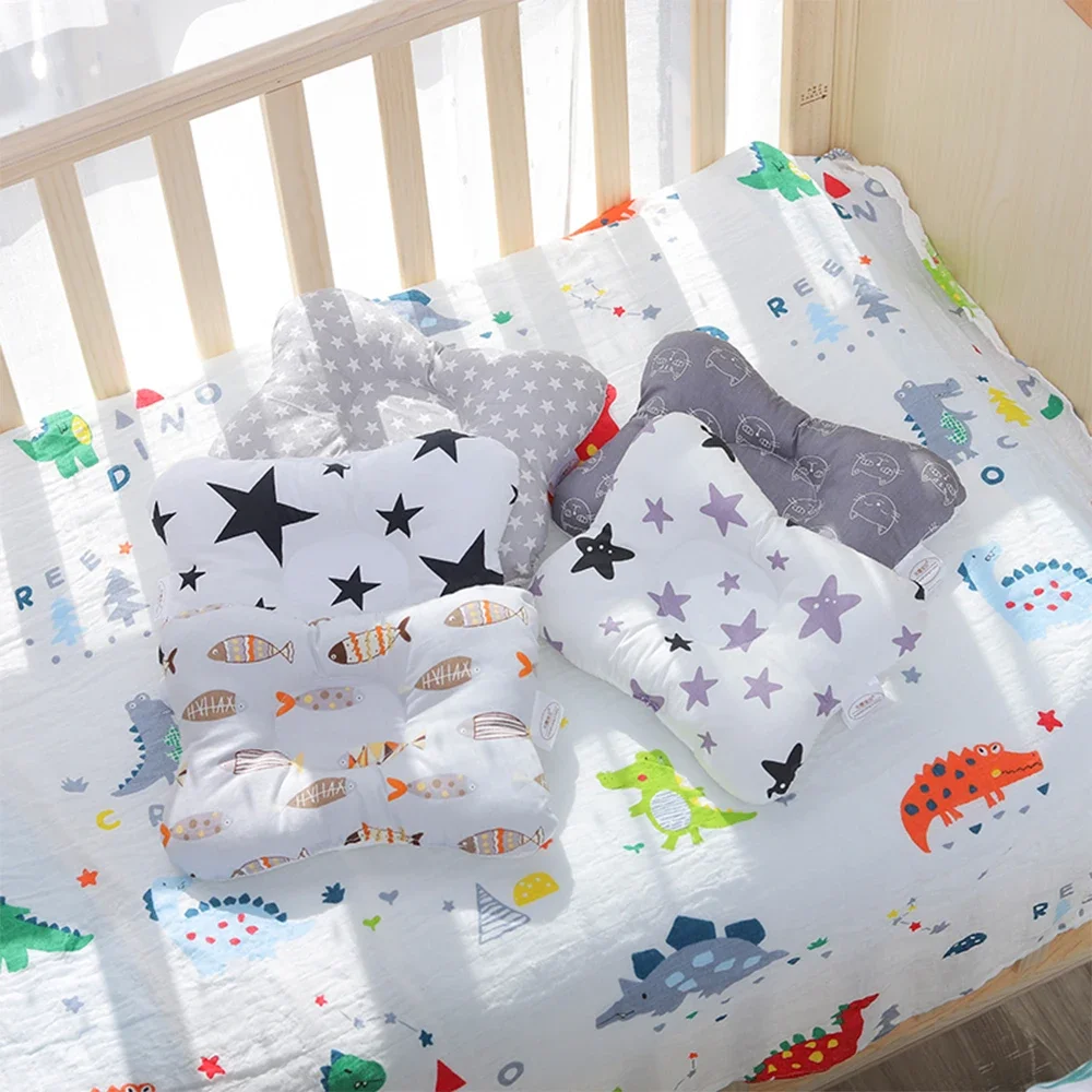 Baby-shaped Pillow with Head Deviation Prevention and Dual-purpose Fixed Head Type Breathable Side Pillow in Winter and Summer.