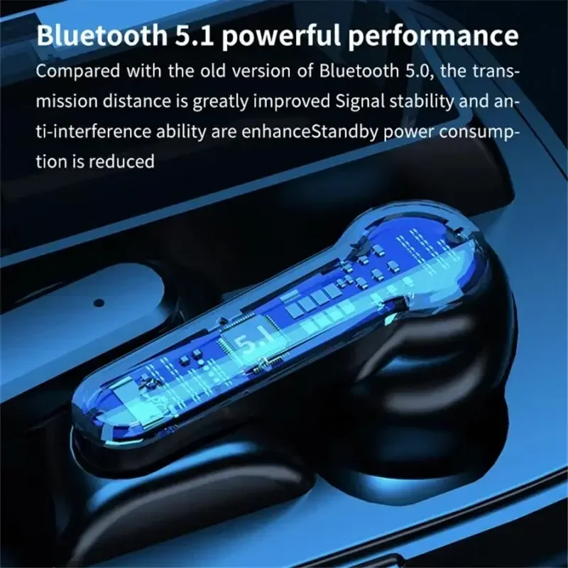 M19 หูฟัง TWS หูฟัง M10 Intelligente Touch Control ไร้สายบลูทูธหูฟังกันน้ําจอแสดงผล LED พร้อมไมโครโฟน