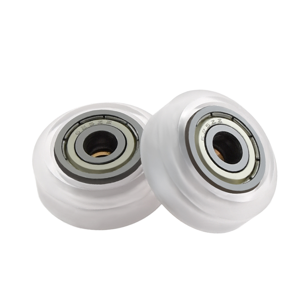 Rueda POM con rodamiento lineal 625ZZ, rueda POM para impresora 3D, polea de plástico para piezas de grabador láser Ender 3 CR-10, 1/5/10/24 Uds.