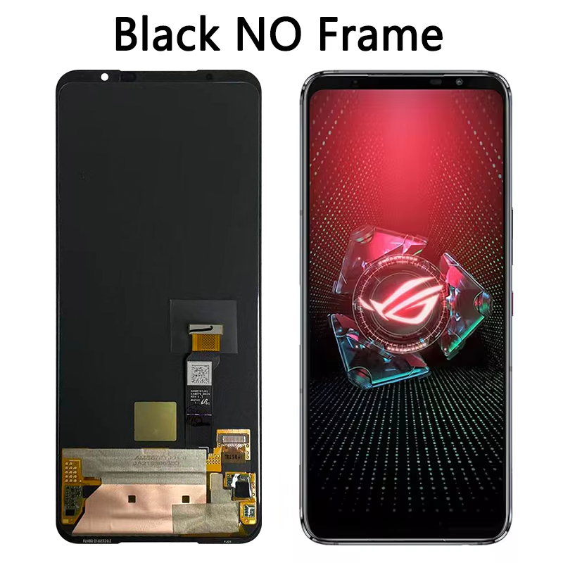 6.78 "AMOLED Neue Für Asus ROG 6 Telefon 6 Pro 6Pro AI2201_C LCD Display Bildschirm + Touch Panel digitizer Rahmen Für ROG6 Pro AI2201_D