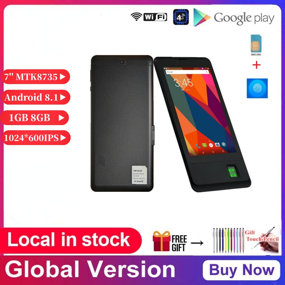 Tablet PC, GSM, 1GB de RAM, 8GB ROM, Android 8.1, Dual SIM, Tela IPS, Wi-Fi, Quad Core, 4G, 4000mAh, 7 ", vendas quentes