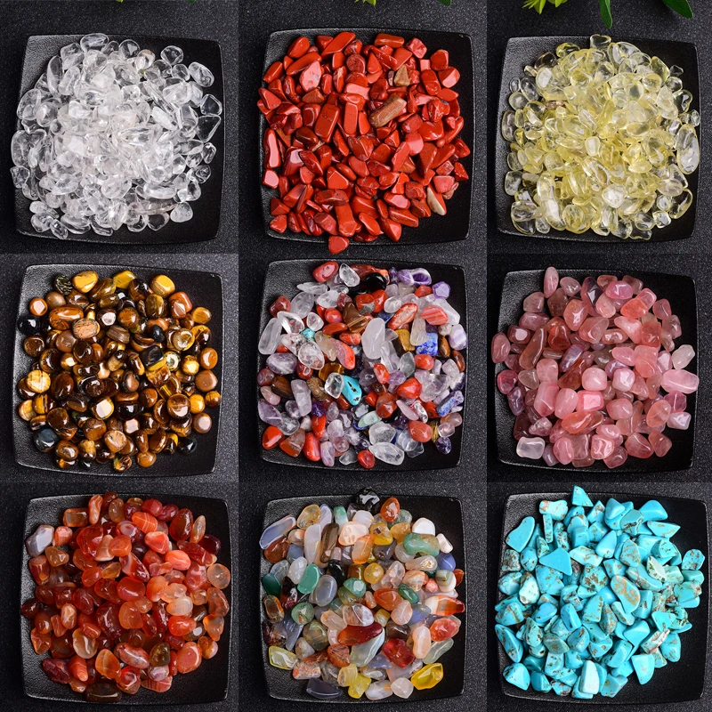 50/100G Loại Đá Tự Nhiên Sỏi Tinh Thể Chip Thạch Anh Khoáng Chất Reiki Chữa Bệnh Búi Tó Agat Mẫu Vật Đá Quý Nhà Hồ Cá Trang Trí