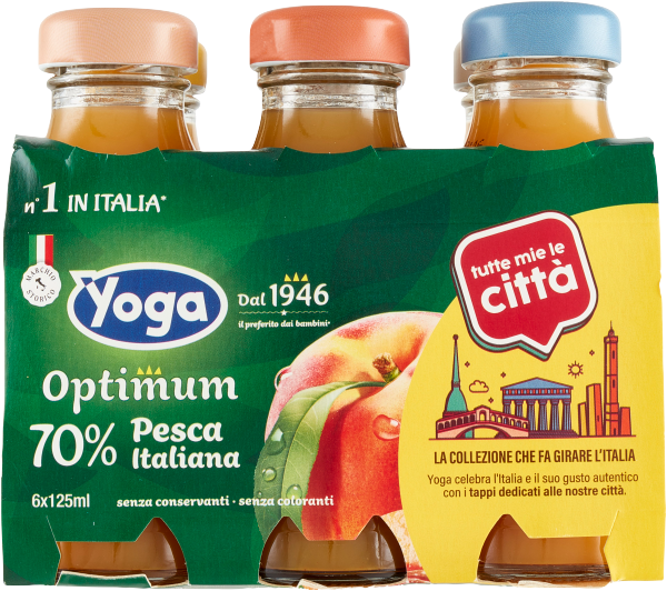 Saft optimal succo pesca 6x125ml - Yoga