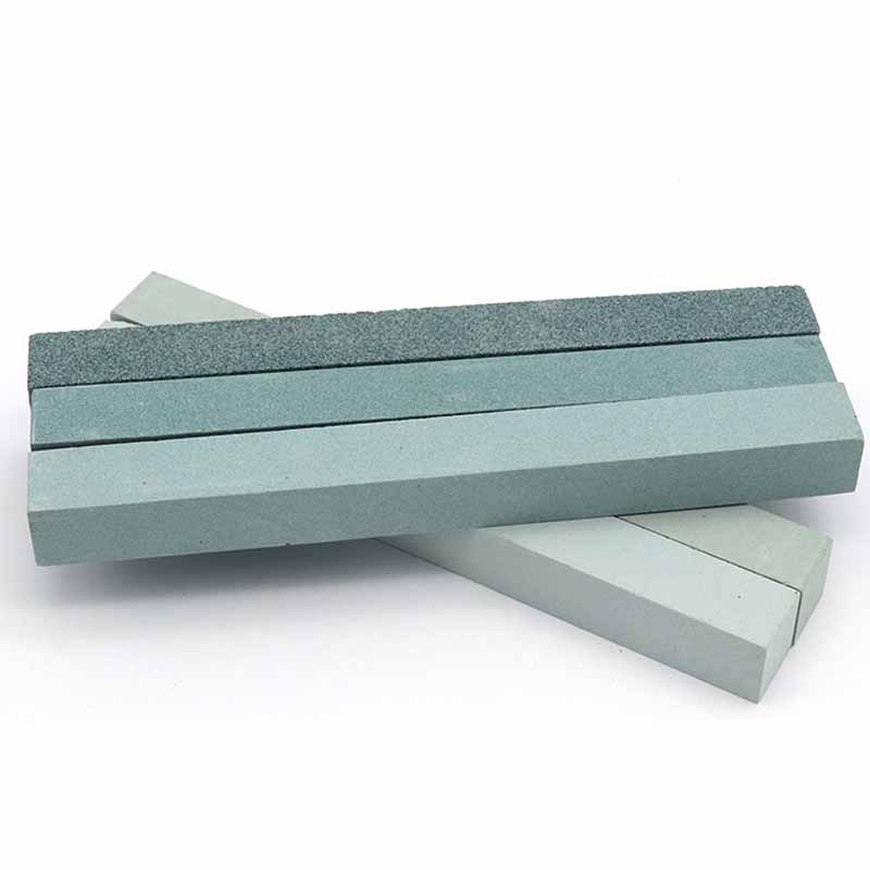 녹색 실리콘 카바이드 샌드 바 세라믹 옥 금속 나이프 숫돌 도구에 대한 연마 실리콘 오일 스톤 그라인딩 블록 80-1200 #