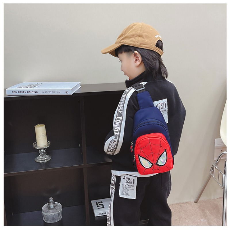 Marvel New Children's Shoulder Backpack Spiderman Pattern Large Capacity Bag Casual Student Boys Girls Bag Mini Backpack