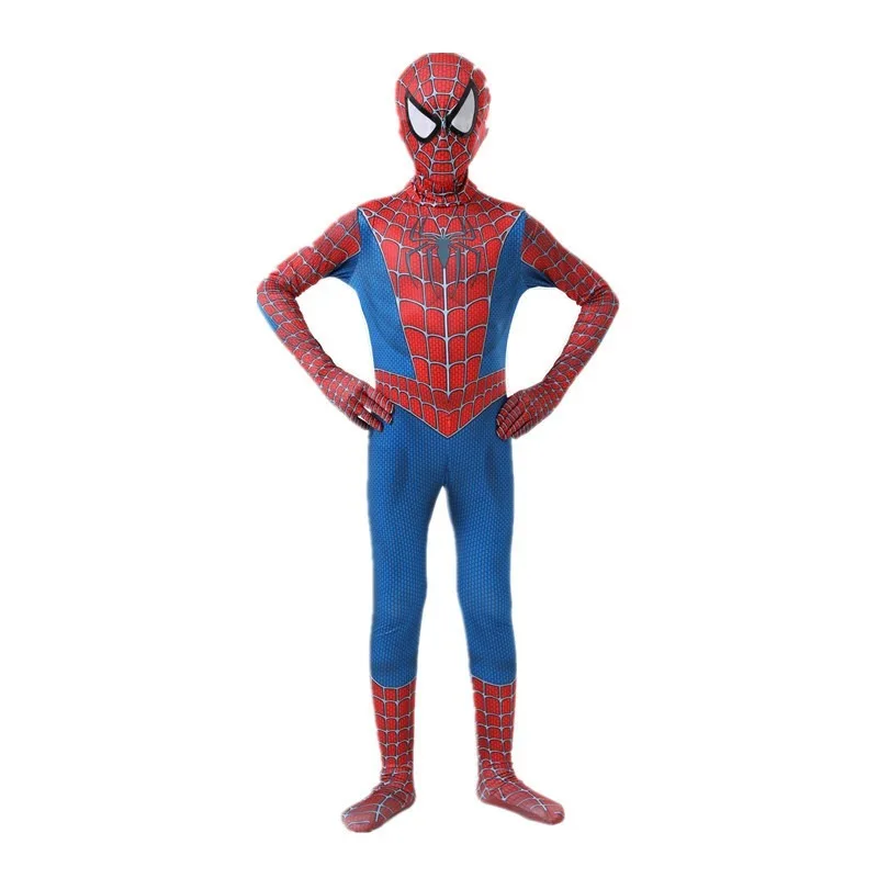 MINISO スパイダーマンボーイズコスチュームスーパーヒーロージャンプスーツマイルモラレスグウェンコスプレ全身タイツスーツハロウィンカーニバル衣装男の子のための