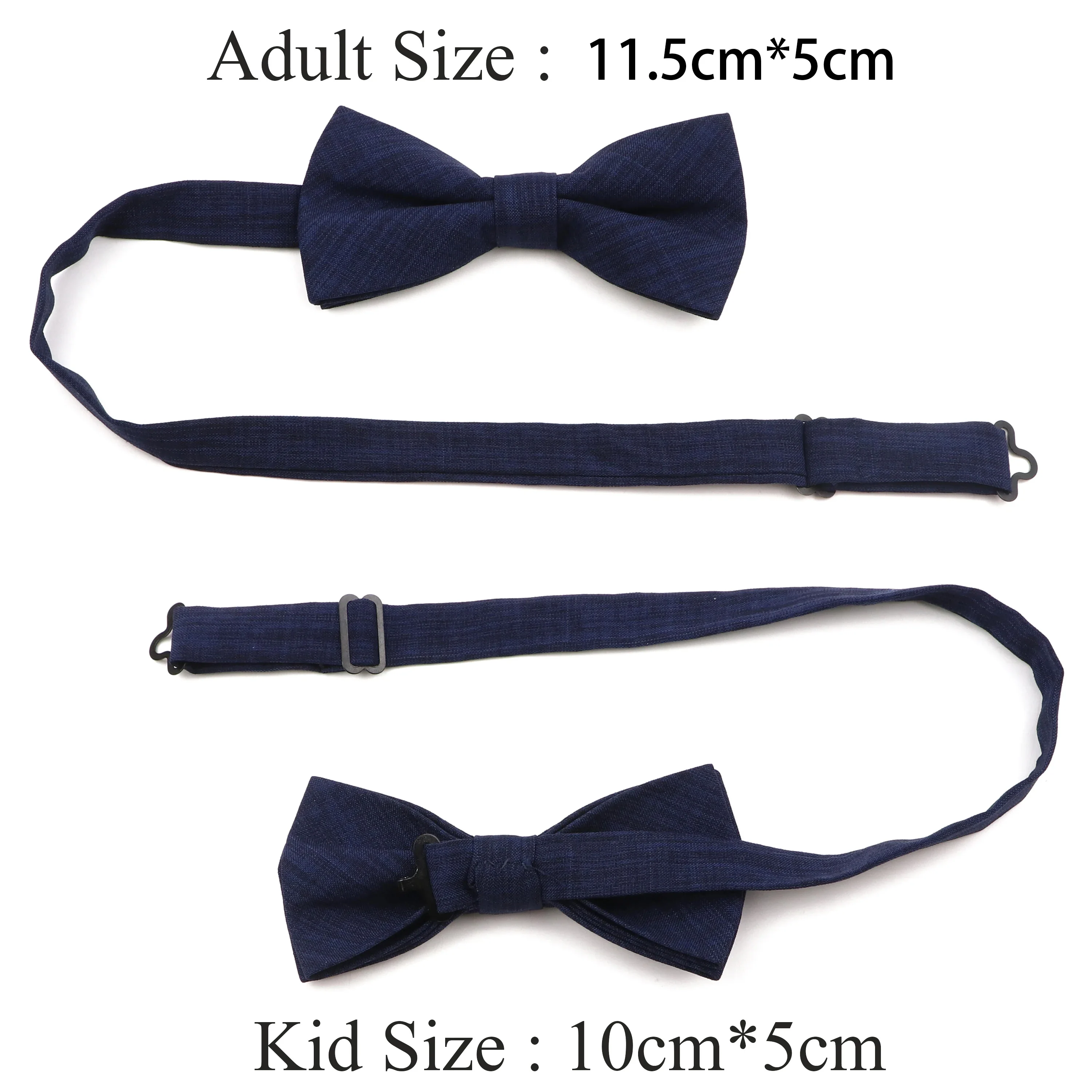 Moda de alta calidad para hombre, pajarita de Color sólido, conjunto para padres e hijos, pajarita de doble capa de color caramelo, pajarita para fiesta de boda