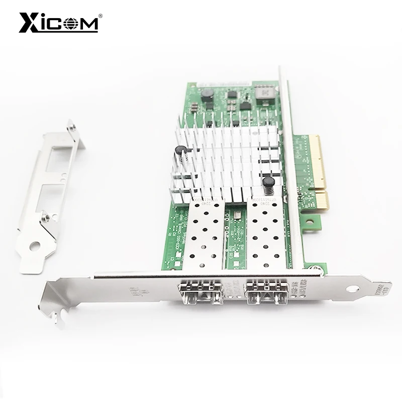 10-гигабитная сетевая карта Ethernet Pci Express x8 X520-SR1/SR2 Single/Dual SFP + сетевой адаптер порта E10G41BTDA Intel Chip 82599