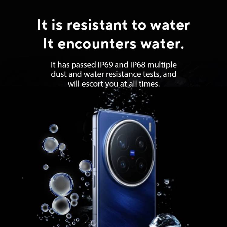 Original Vivo X200 Pro teléfono móvil 200.0MP cámara 90W carga 6,78 "AMOLED 120HZ 6000mAh batería Android 15,0 dimensión 9400