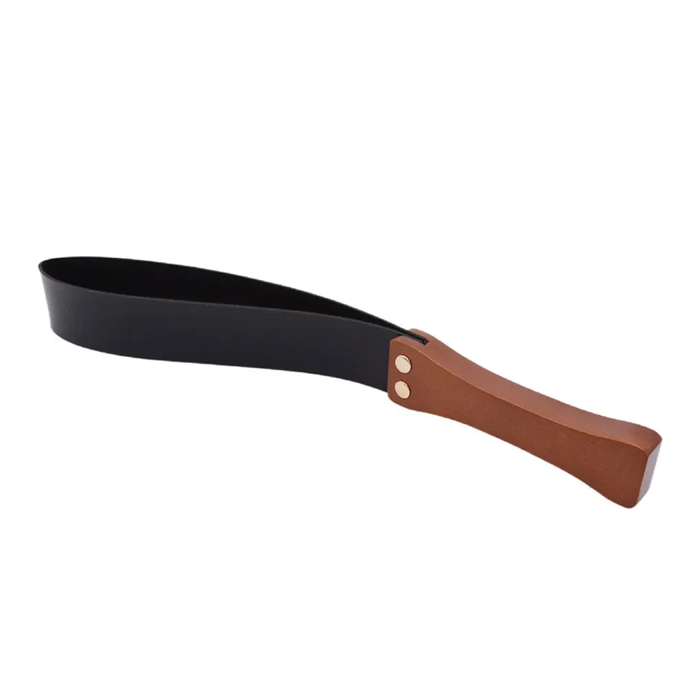 25cm Echt leder Pferde peitsche hand gefertigter Walnussholz griff, Pferde training Ernte Reit fledermaus unterwürfig für Pferd