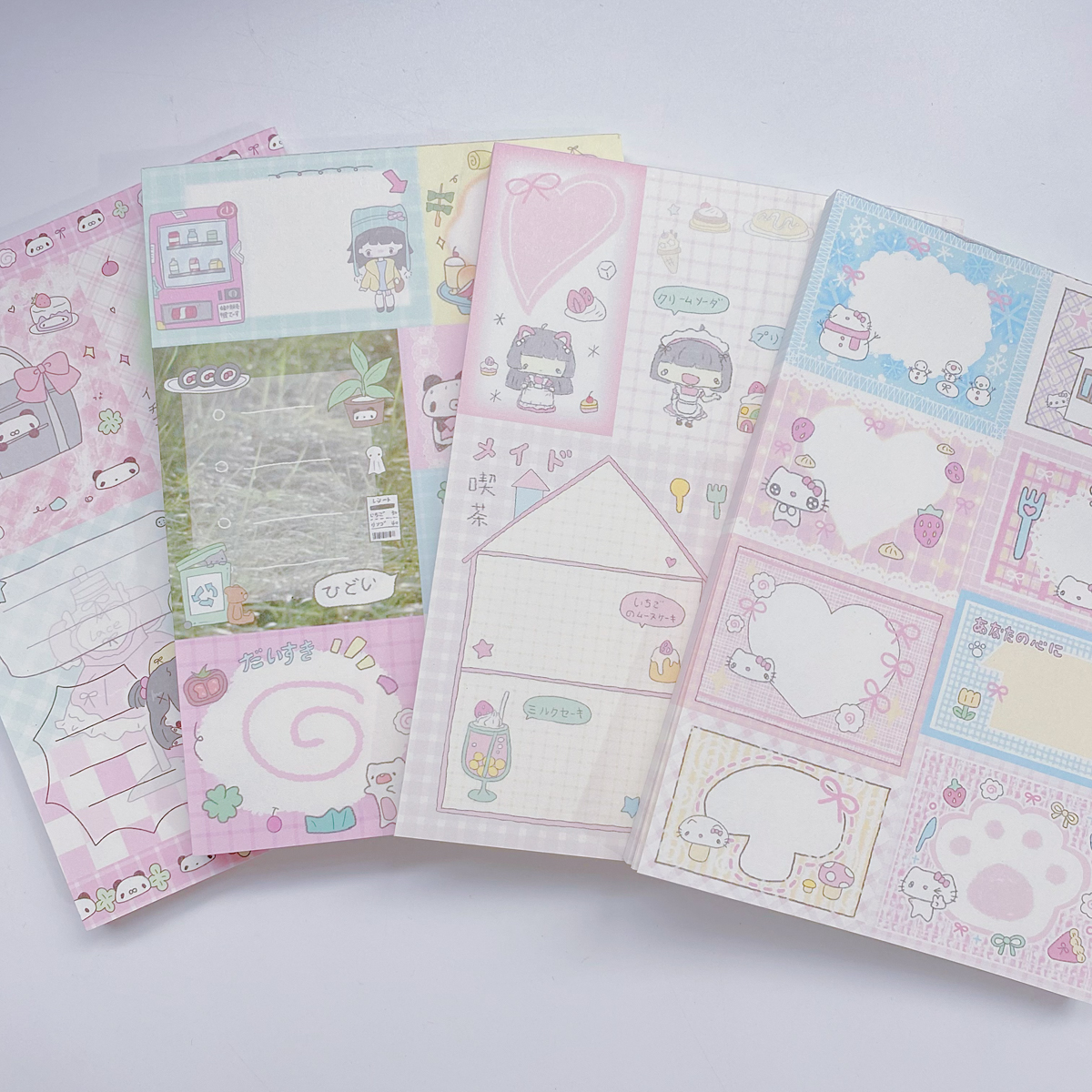 50sheets Cute Memo Pads Scrapbooking Materials Kawaii Stationery Decorative Book to do list Accessories Office