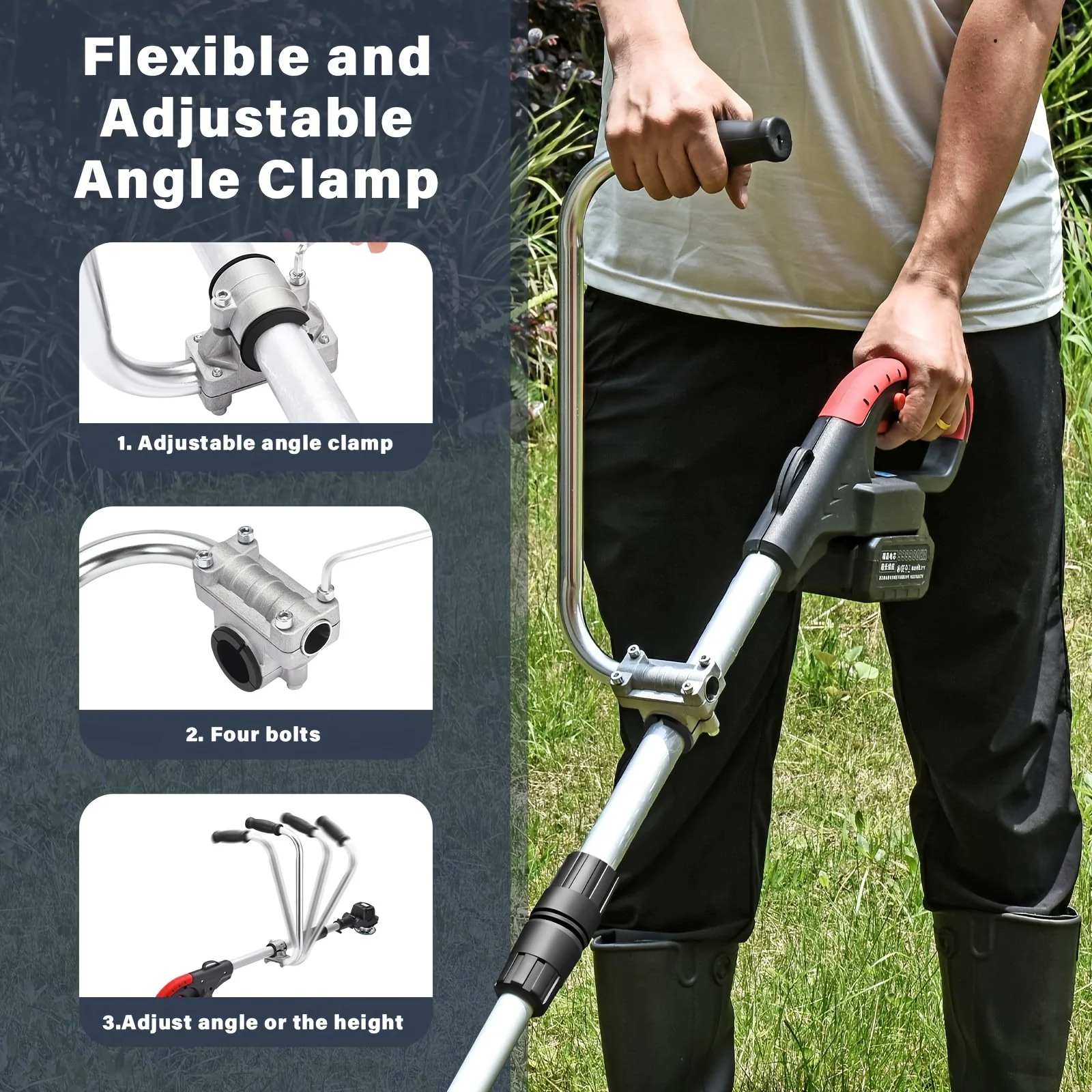 Trimmer Handle - Ergonomic Trimmer Grip Weeder Trimmer Handle Lawn Trimmer Handle for Lawn Care Trimmer Handle for Weed Whacker