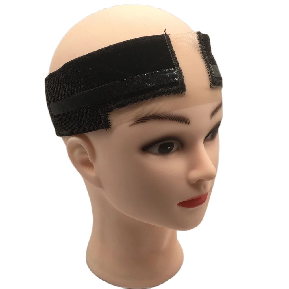 Faixas de cabelo de veludo peruca aperto banda com renda magia pegajosa lenço flexível com faixa elástica ajustável bandana acessórios para o cabelo