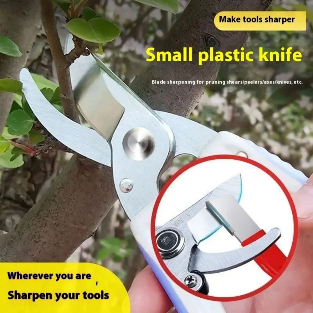 Handheld Knife Sharpener Professional Kitchen Knife Sharpener Quick Sharpen Scissors with Lid Stone Kitchen Tool For All Blades
