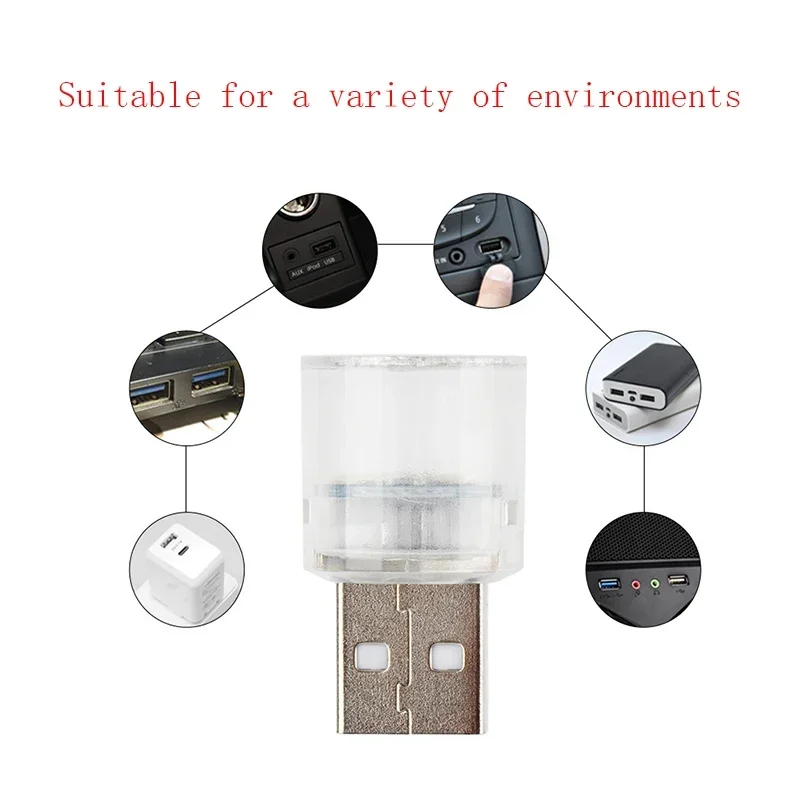 USB Light 5V 1W Usb LED Lamp Eye Protection Reading Light Computer Reading Lamp Mobile Power Charging Book Lamps Night Light