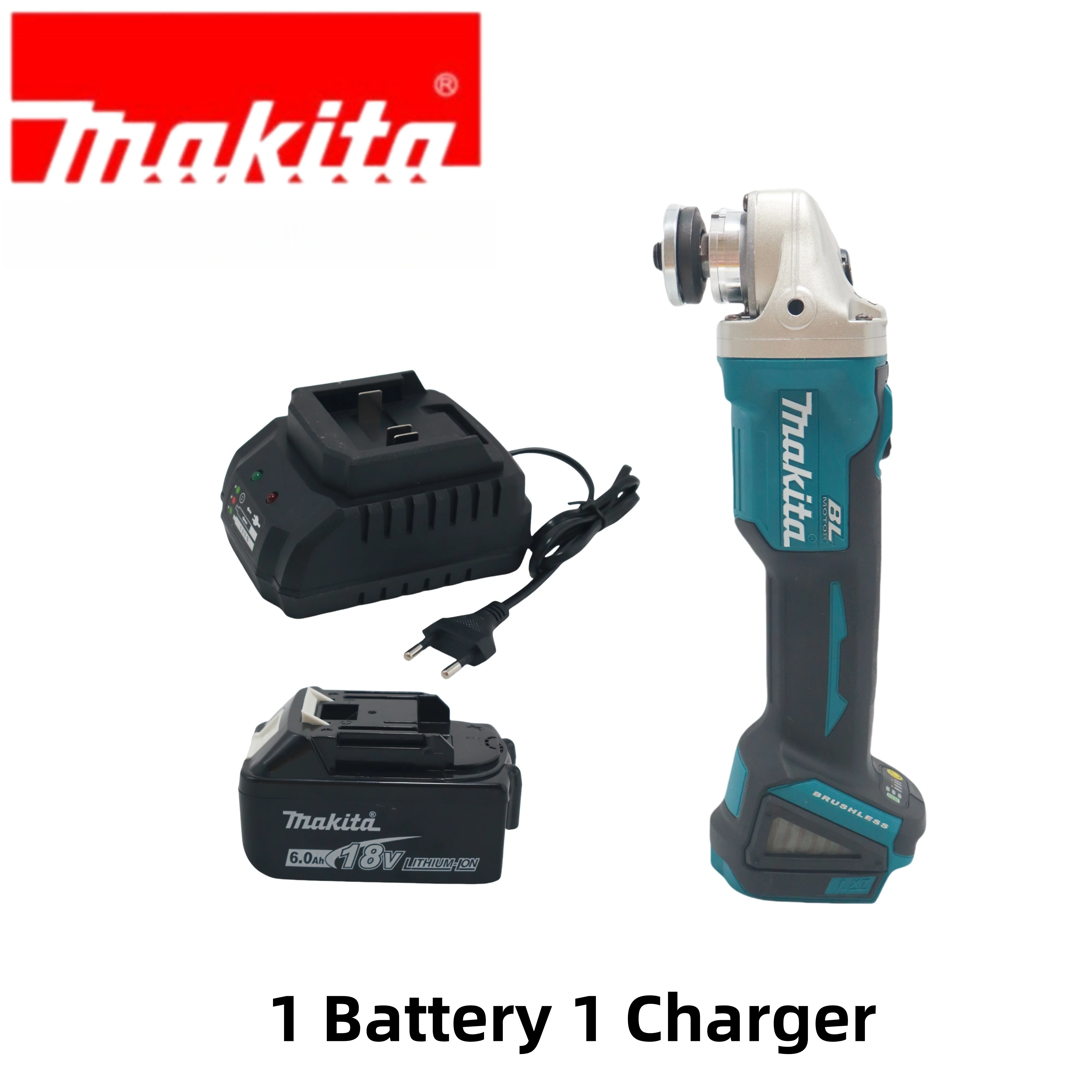 Makita 404 Adjustable Electric Tool Angle Grinder 18V Lithium Battery Electric Cutting Tool Rechargeable Battery