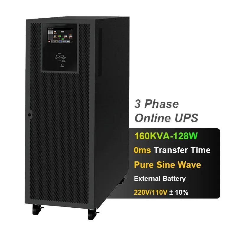 Cwups 100kva High Frequency UPS Online Power With Battery Bank UPS With 2 4 6 8 Hours Backup Ups For Bank Atm Machine