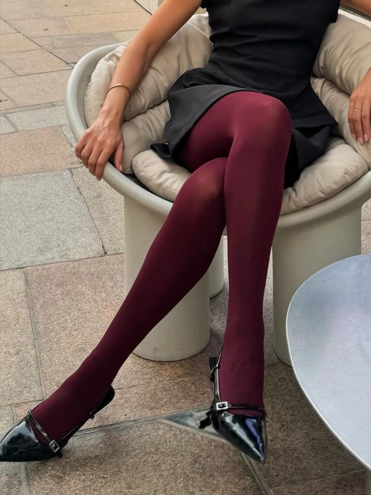 Tossy zimowe seksowne kobiece pończochy legginsy obcisłe patchworkowe Casual solidna, wysoka talia wąska odzież uliczna rajstopy damskie bielizna