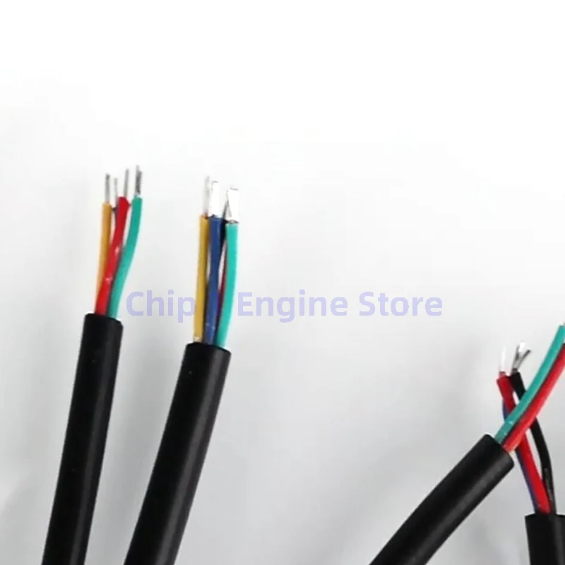 Cabo m6 6mm 2/3/4/5 pinos macho e fêmea julet bicicleta elétrica conector de plugue à prova d'água scooter cabo de freio pluger sensor de sinal