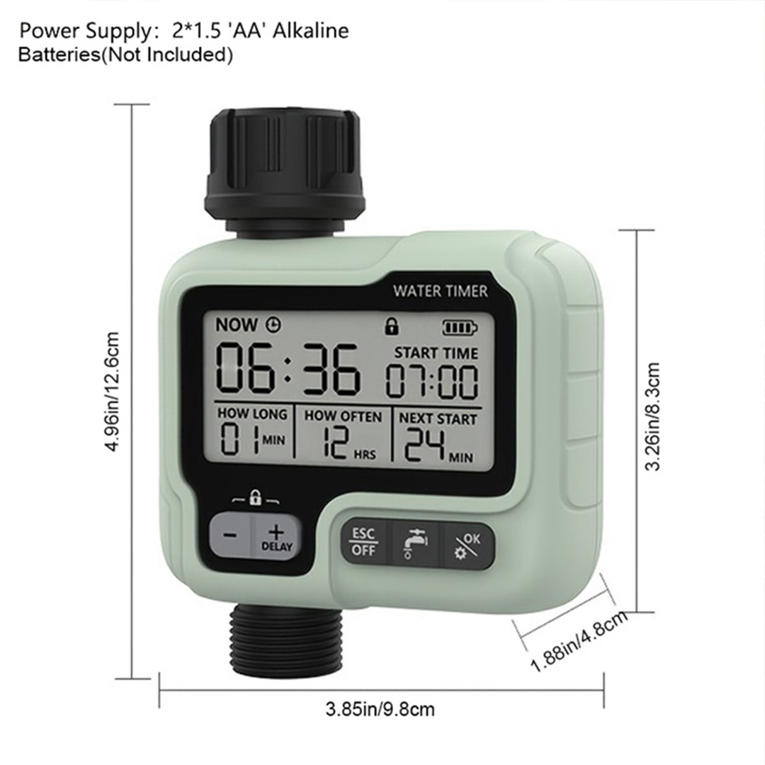 HCT-322 Timer automatico dell'acqua macchina per l'irrigazione digitale da giardino irrigatore intelligente utilizzato all'aperto per risparmiare acqua e tempo